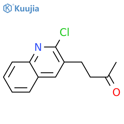 4-(2-chloroquinolin-3-yl)butan-2-one structure