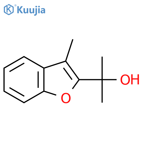 2-(3-methyl-1-benzofuran-2-yl)propan-2-ol structure