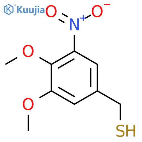 (3,4-dimethoxy-5-nitrophenyl)methanethiol structure