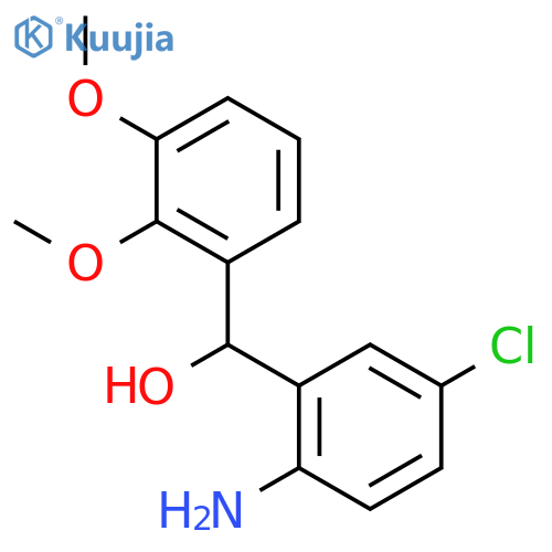 (S)-α-(2-Amino-5-chlorophenyl)-2,3-dimethoxybenzenemethanol structure