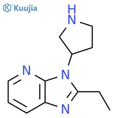 2-ethyl-3-(pyrrolidin-3-yl)-3H-imidazo[4,5-b]pyridine structure