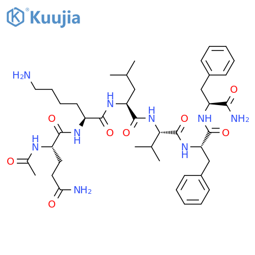 Acetyl-Amyloid b-Protein (15-20) amide trifluoroacetate salt structure