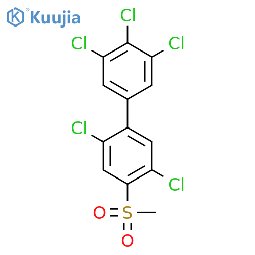 1,1'-Biphenyl, 2,3',4',5,5'-pentachloro-4-(methylsulfonyl)- structure