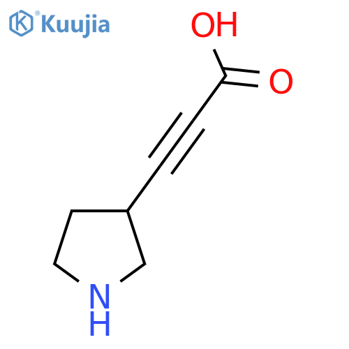 3-(pyrrolidin-3-yl)prop-2-ynoic acid structure