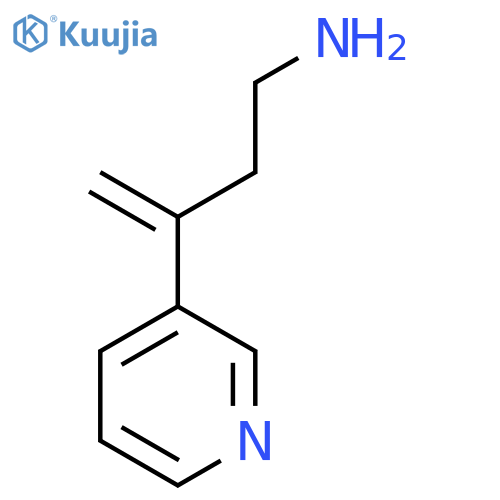 3-(pyridin-3-yl)but-3-en-1-amine structure