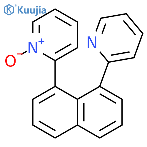 Pyridine, 2-[8-(1-oxido-2-pyridinyl)-1-naphthalenyl]- structure