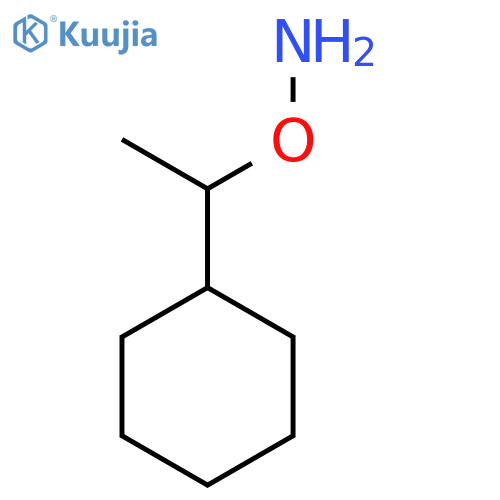 O-(1-cyclohexylethyl)hydroxylamine structure