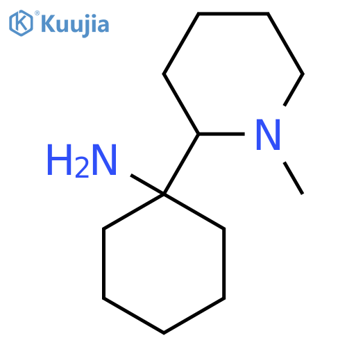 1-(1-methylpiperidin-2-yl)cyclohexan-1-amine structure