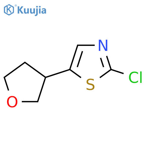 2-Chloro-5-(oxolan-3-yl)-1,3-thiazole structure