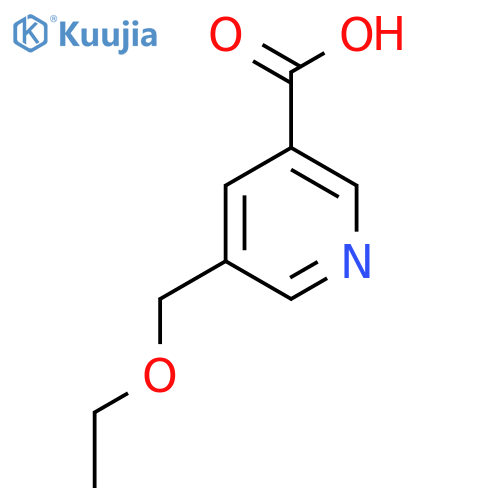 5-(Ethoxymethyl)nicotinic acid structure