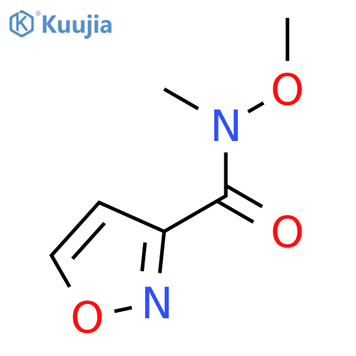3-Isoxazolecarboxamide,N-methoxy-N-methyl- structure