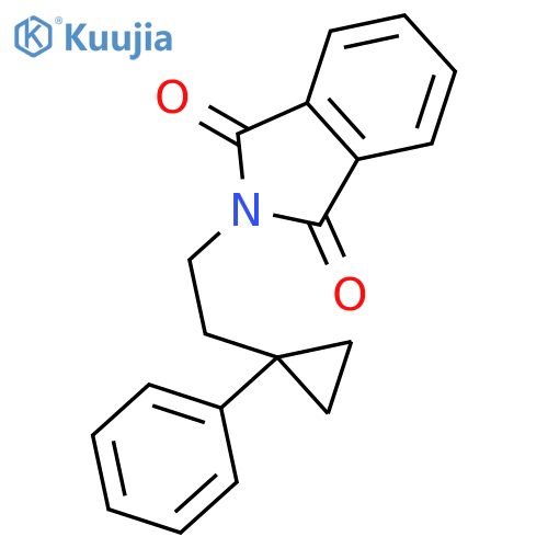 1H-Isoindole-1,3(2H)-dione, 2-[2-(1-phenylcyclopropyl)ethyl]- structure
