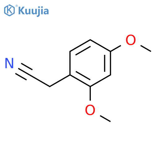 2-(2,4-Dimethoxyphenyl)acetonitrile structure