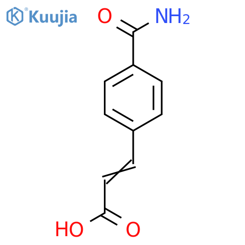 3-4-(Aminocarbonyl)phenyl-2-propenoic Acid structure