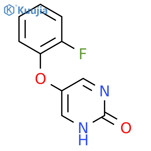 5-(2-fluorophenoxy)pyrimidin-2-ol structure