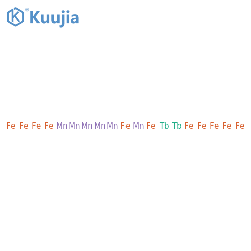Iron, compd. with manganese and terbium (11:6:2) structure