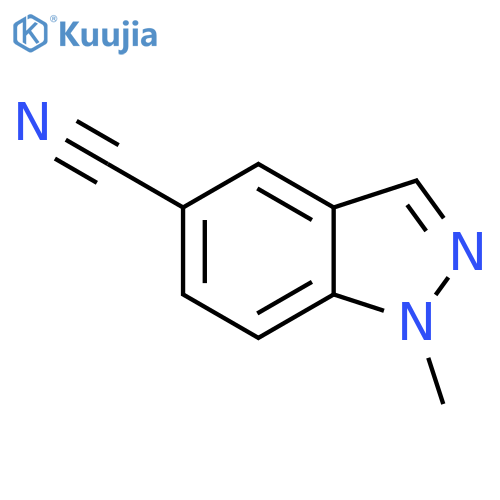 1-methylindazole-5-carbonitrile structure