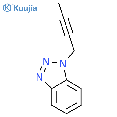 1H-Benzotriazole, 1-(2-butynyl)- structure