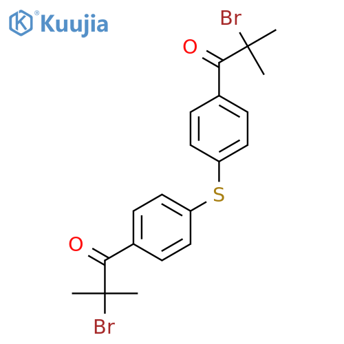 1-Propanone, 1,1'-(thiodi-4,1-phenylene)bis[2-bromo-2-methyl- structure