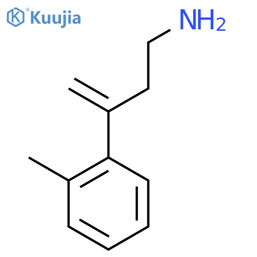 3-(2-methylphenyl)but-3-en-1-amine structure