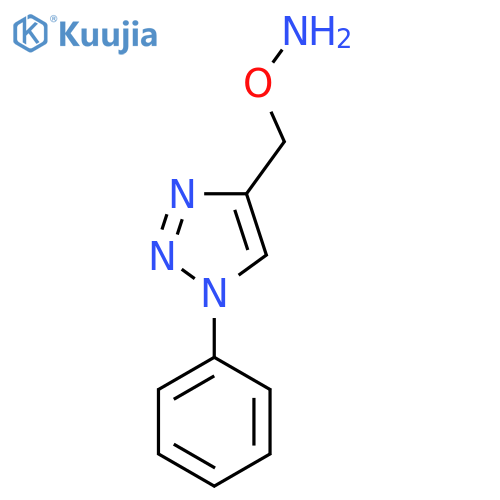 O-(1-phenyl-1H-1,2,3-triazol-4-yl)methylhydroxylamine structure