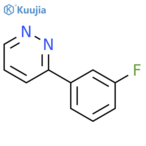 Pyridazine, 3-(3-fluorophenyl)- structure
