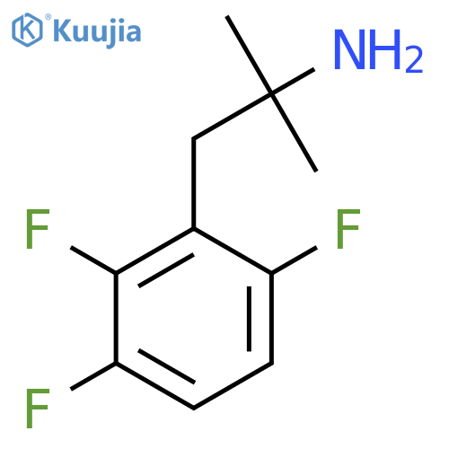 2-methyl-1-(2,3,6-trifluorophenyl)propan-2-amine structure