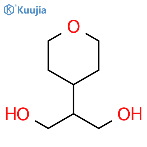 2-(oxan-4-yl)propane-1,3-diol structure