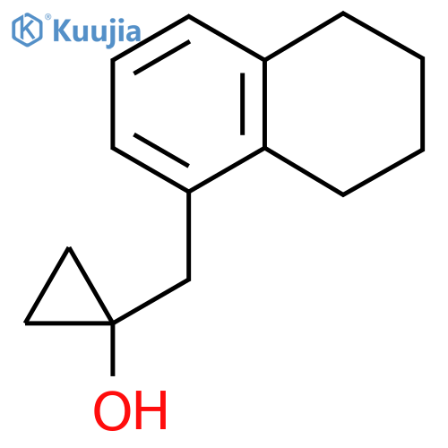 1-(5,6,7,8-tetrahydronaphthalen-1-yl)methylcyclopropan-1-ol structure