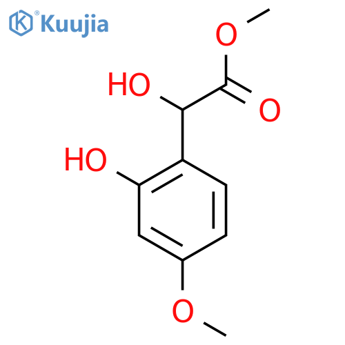 methyl 2-hydroxy-2-(2-hydroxy-4-methoxyphenyl)acetate structure