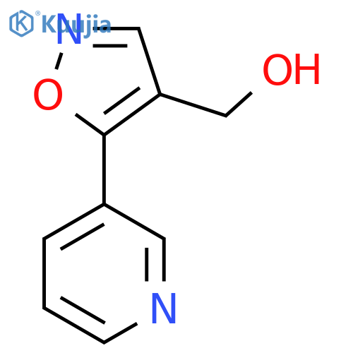 (5-(Pyridin-3-yl)isoxazol-4-yl)methanol structure