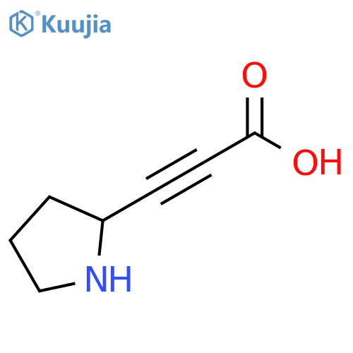 2-Propynoic acid, 3-(2-pyrrolidinyl)- structure