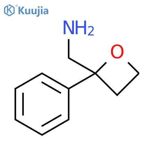 (2-phenyloxetan-2-yl)methanamine structure