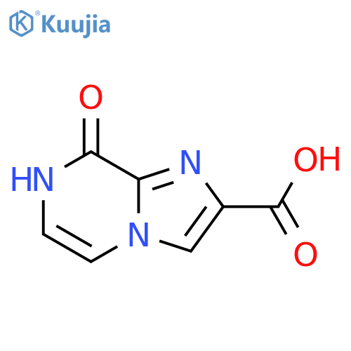 8-oxo-7H,8H-imidazo[1,2-a]pyrazine-2-carboxylic acid structure