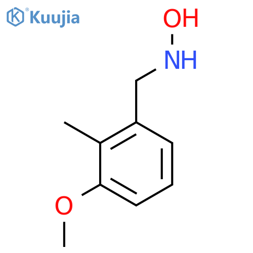 N-(3-methoxy-2-methylphenyl)methylhydroxylamine structure