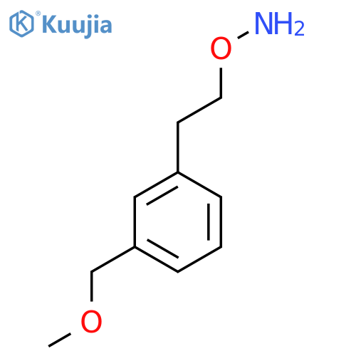 O-{2-3-(methoxymethyl)phenylethyl}hydroxylamine structure