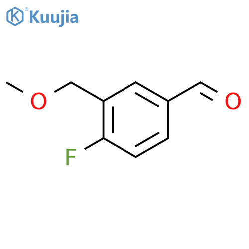 4-fluoro-3-(methoxymethyl)benzaldehyde structure
