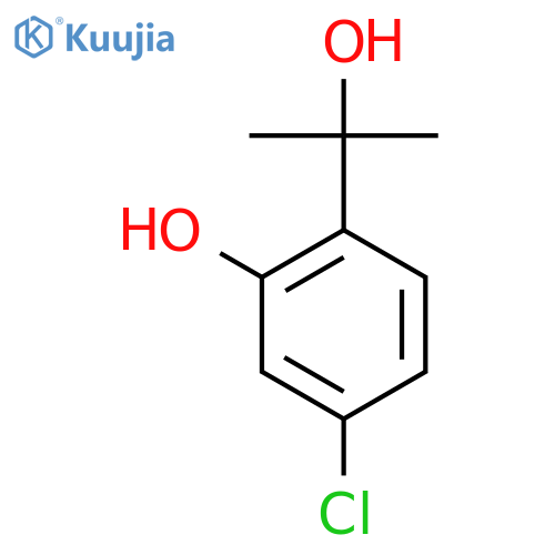 5-chloro-2-(2-hydroxypropan-2-yl)phenol structure