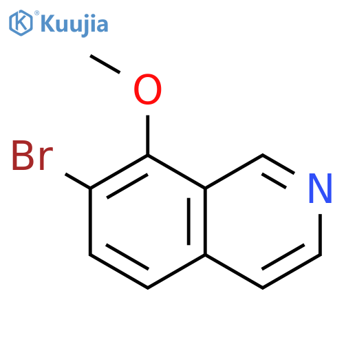 Isoquinoline, 7-bromo-8-methoxy- structure