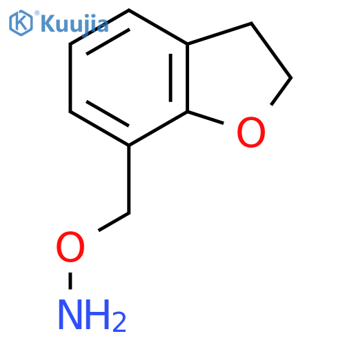 O-(2,3-dihydro-1-benzofuran-7-yl)methylhydroxylamine structure