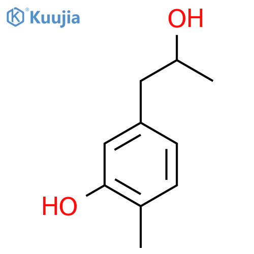 5-(2-Hydroxypropyl)-2-methylphenol structure