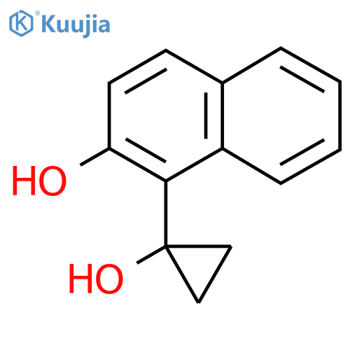 1-(1-hydroxycyclopropyl)naphthalen-2-ol structure