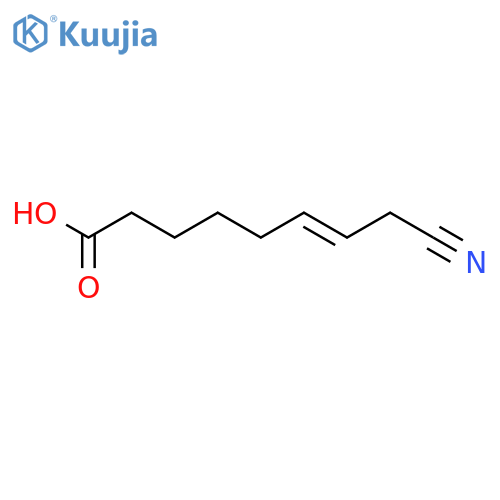 6-OCTENOIC ACID, 8-CYANO- structure