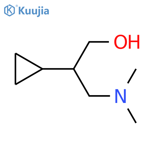2-Cyclopropyl-3-(dimethylamino)-1-propanol structure