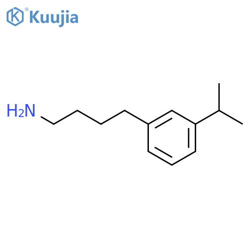4-3-(propan-2-yl)phenylbutan-1-amine structure