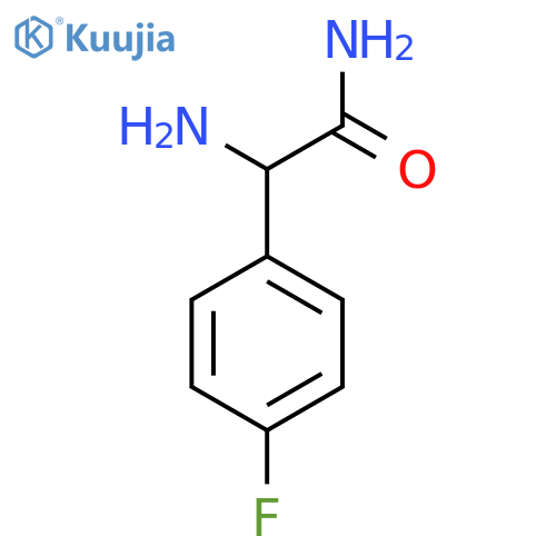 2-Amino-2-(4-fluorophenyl)acetamide structure