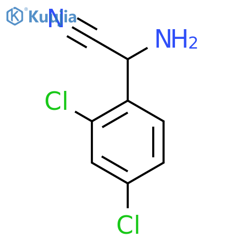 2-Amino-2-(2,4-dichlorophenyl)acetonitrile structure