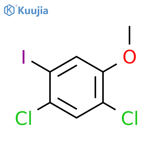 Benzene, 1,5-dichloro-2-iodo-4-methoxy- structure