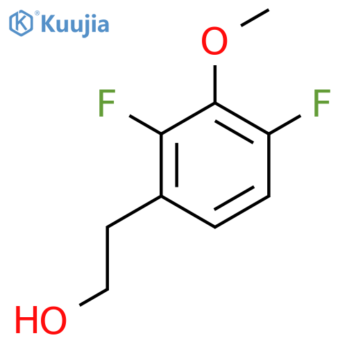 2-(2,4-Difluoro-3-methoxyphenyl)ethan-1-ol structure