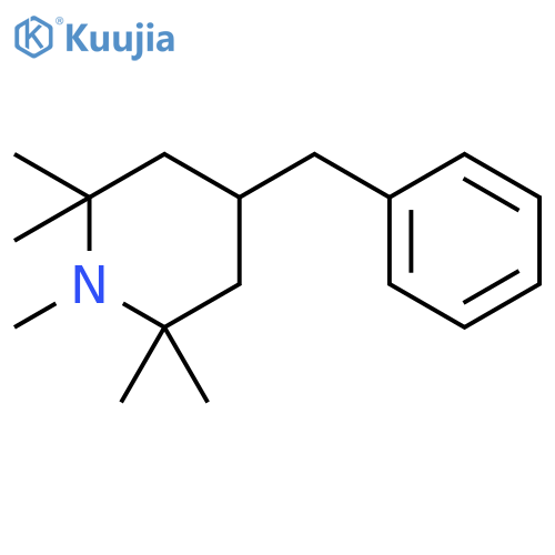 4-Benzyl-1,2,2,6,6-pentamethylpiperidine structure